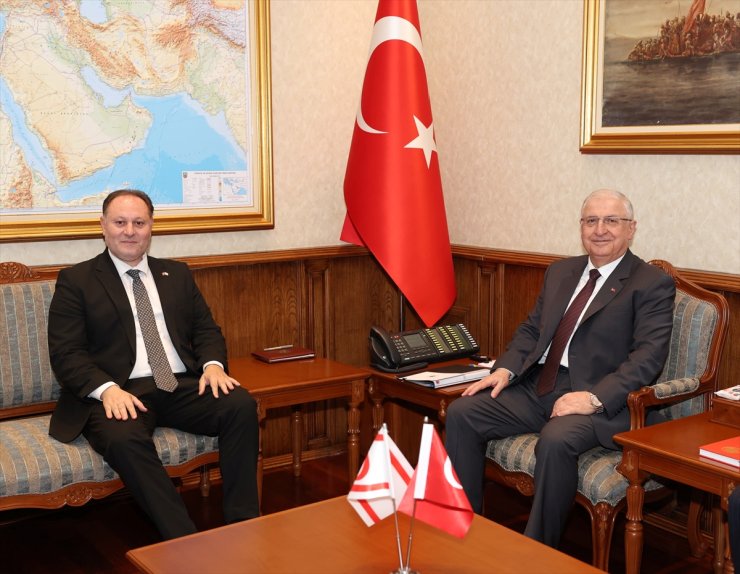 Milli Savunma Bakanı Güler, KKTC Meclis Başkanı Öztürkler ile görüştü