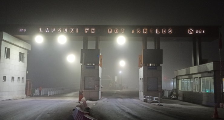 GÜNCELLEME - Çanakkale Boğazı sis nedeniyle transit gemi geçişlerine kapatıldı
