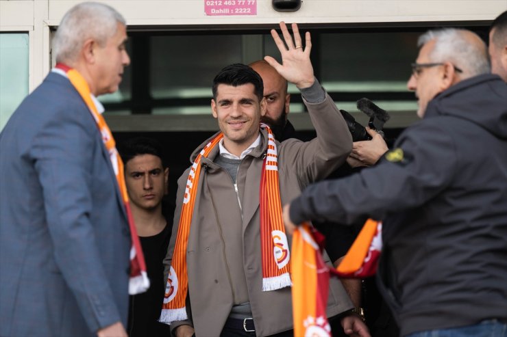 Alvaro Morata, Galatasaray için İstanbul'a geldi