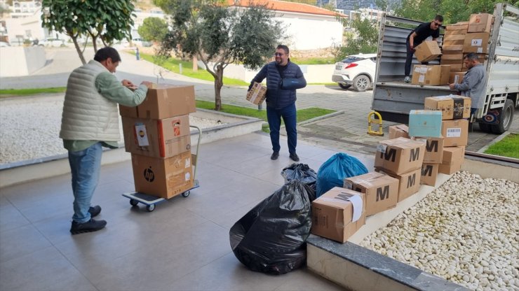 Bodrum'dan 6 Şubat depremlerinin ikinci yılında bölgeye ihtiyaç malzemesi gönderildi