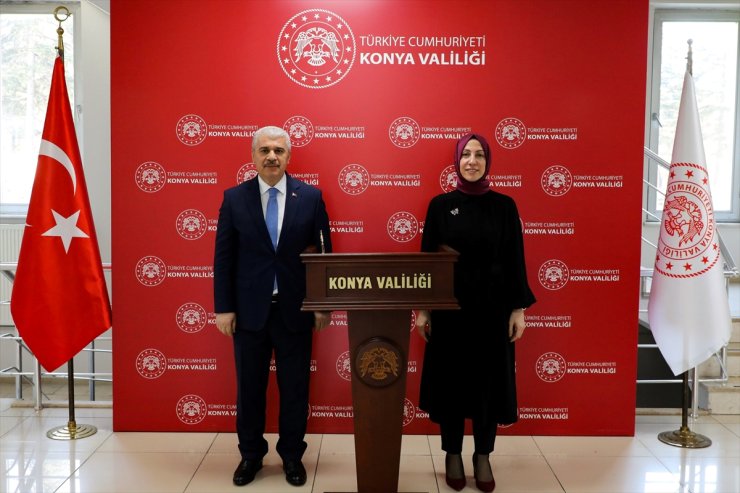 Gençlik ve Spor Bakan Yardımcısı Koçoğlu, Konya Valisi Akın'ı ziyaret etti