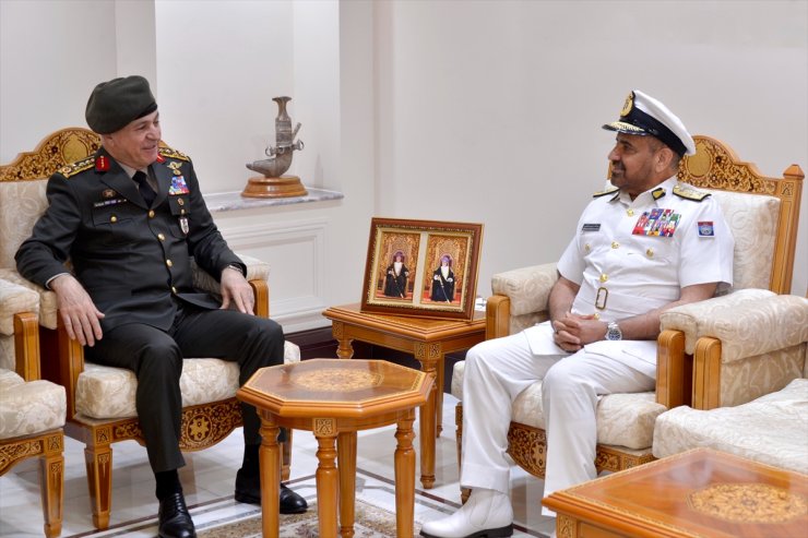 Genelkurmay Başkanı Orgeneral Gürak, Umman'da mevkidaşı Al-Raisi ile görüştü