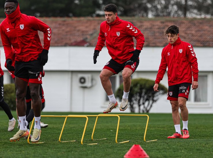 Samsunspor, Hatayspor maçının hazırlıklarını sürdürdü