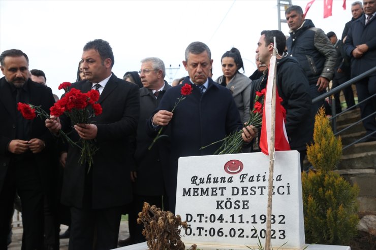 CHP Genel Başkanı Özel, Adıyaman ve Kahramanmaraş'ta ziyaretlerde bulundu