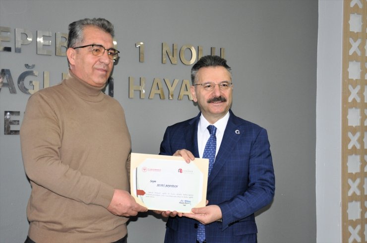 Eskişehir'de Sigara Bırakma Polikliniği desteğiyle bağımlılıktan kurtulanlara belge verildi