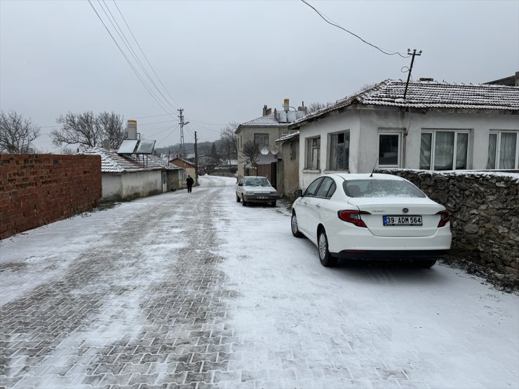 Kırklareli'nin yüksek kesimlerinde kar etkili oluyor