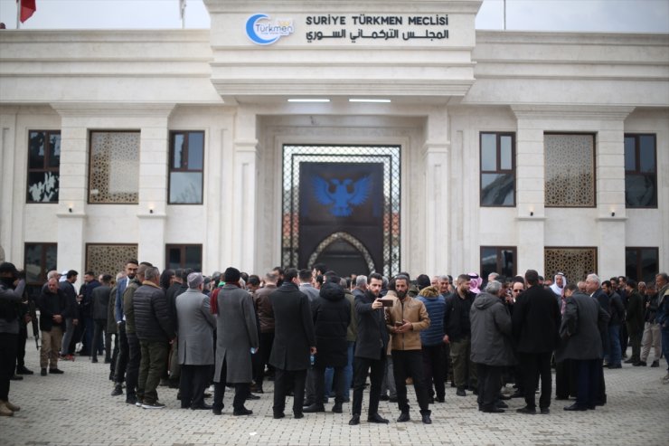 Suriye'de Türkmen Meclisi binası törenle hizmete açıldı