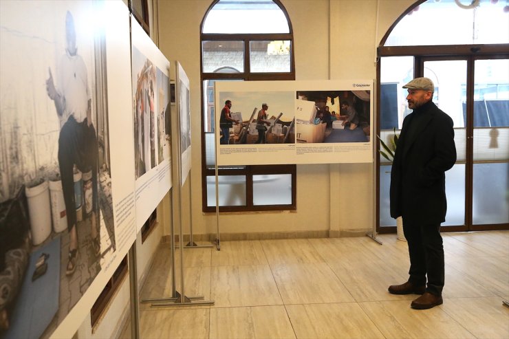 Hatay'da "Birlikte Yeniden İnşa Etmeye Devam Ediyoruz" konulu sergi açıldı