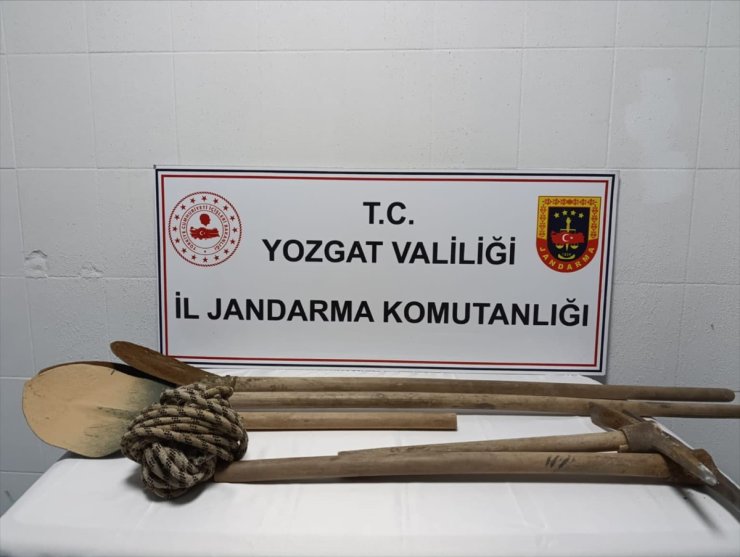 Yozgat'ta kaçak kazı yapan 7 şüpheli suçüstü yakalandı
