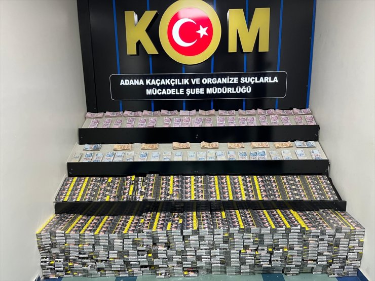 Adana'da kaçak 7 bin 335 paket sigara ele geçirildi