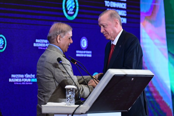 Cumhurbaşkanı Erdoğan, Pakistan-Türkiye İş Forumu'nda konuştu: (1)