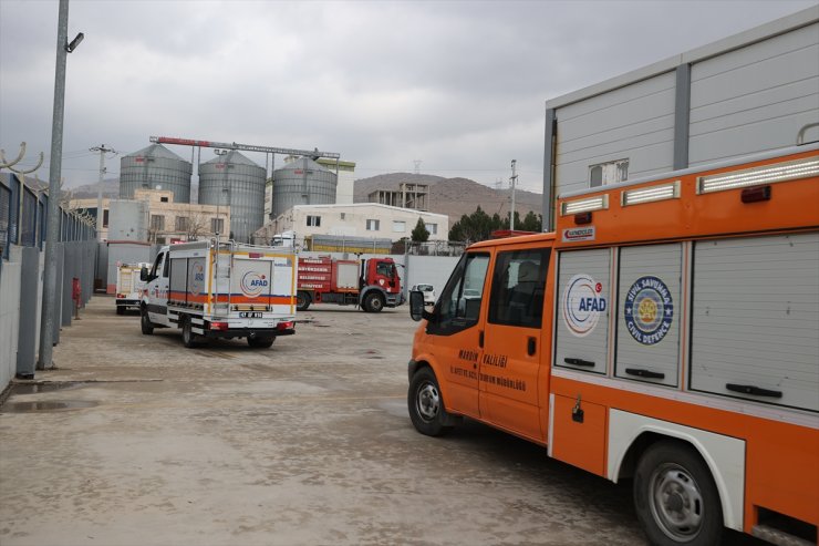 Mardin'de bir tekstil fabrikasında yangın ve tahliye tatbikatı yapıldı