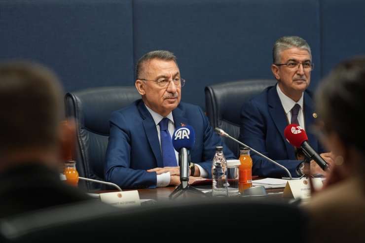 TBMM Dışişleri Komisyonu Başkanı Oktay, Kazakistan-Türkiye Parlamentolar Arası Dostluk Grubu heyetiyle görüştü
