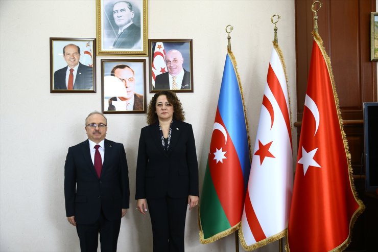 Türkiye'nin Bakü Büyükelçisi Akgün, KKTC Bakü Temsilciliğini ziyaret etti