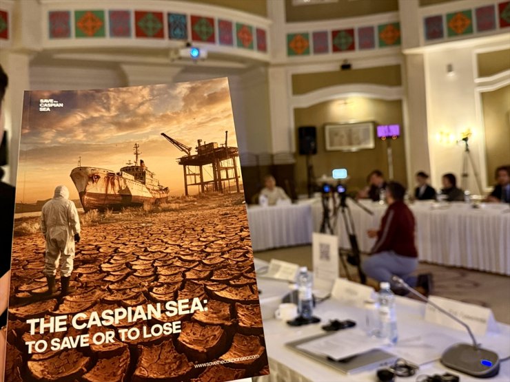 Kazakistan'da Hazar Denizi'nin çekilmesine yönelik "Save The Caspian Sea" toplantısı düzenlendi