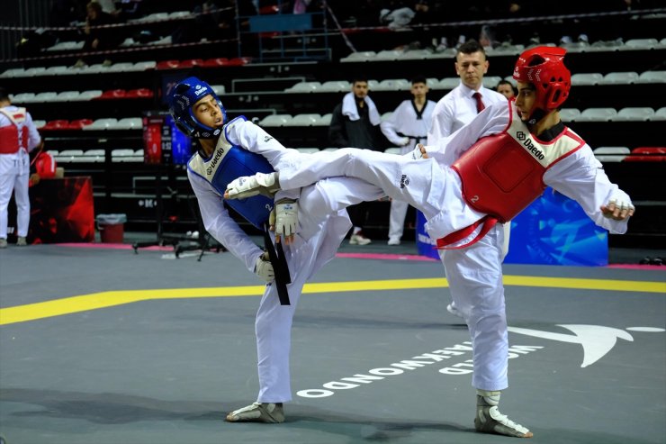 Milli sporcular, Uluslararası Türkiye Açık Tekvando Turnuvası'nda 25 madalya kazandı