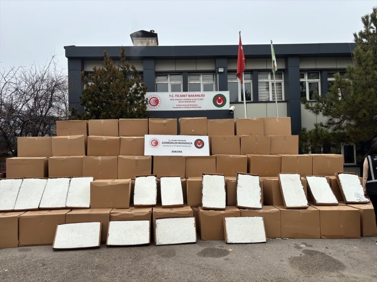 Ticaret Bakanlığı ekiplerinden makaron ve kaçak sigara operasyonları