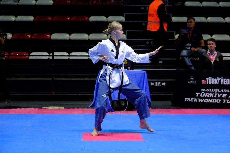 Milli sporcular, Uluslararası Türkiye Açık Tekvando Turnuvası'nda 32 madalya kazandı