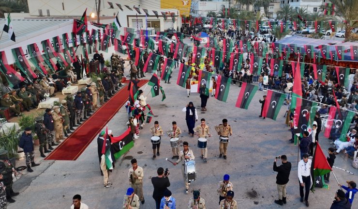 Libya’nın başkenti Trablus’ta 17 Şubat Devrim kutlamaları başladı