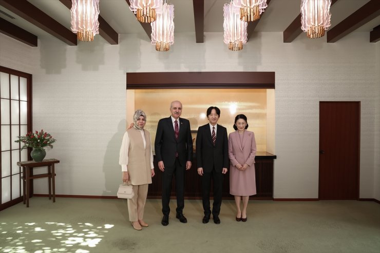 TBMM Başkanı Kurtulmuş, Japonya Veliaht Prensi Akishino ile görüştü