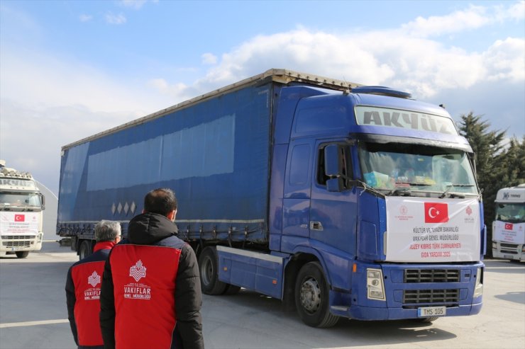 Vakıflar Genel Müdürlüğünden ramazanda yurt dışına 20 bin koli kuru gıda yardımı