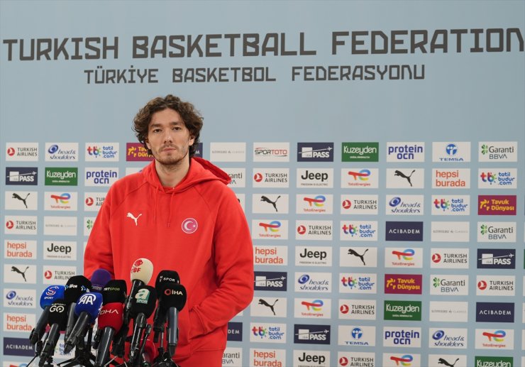A Milli Erkek Basketbol Takımı'nda medya günü düzenlendi